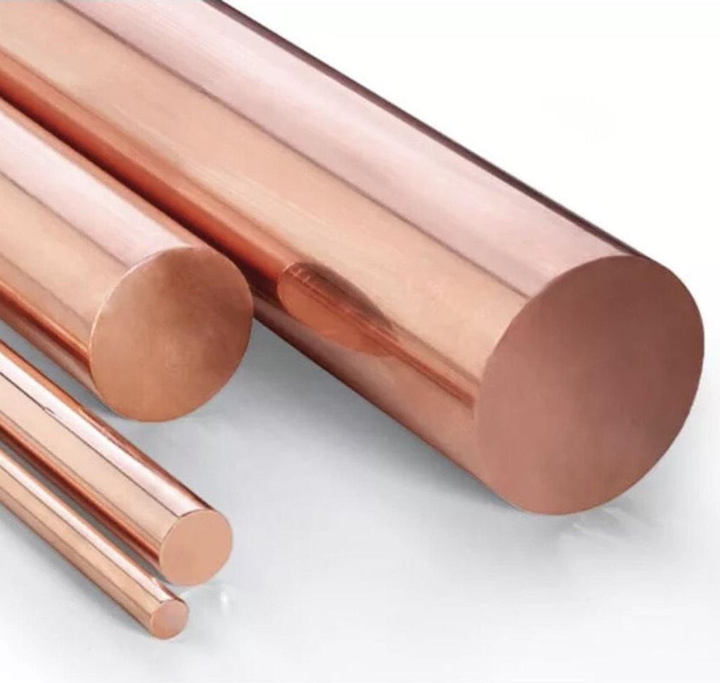 US Stock 15mm ±10% Dia. 9.85" Long 99.9% Pure Copper T2 Cu Metal Rods Cylinder