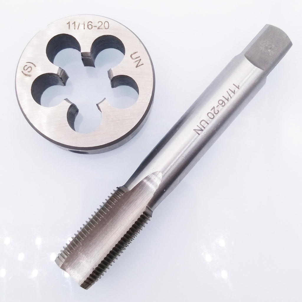 US Stock HSS 11/16-20 UN Tap & 11/16-20 UN Die Right Hand