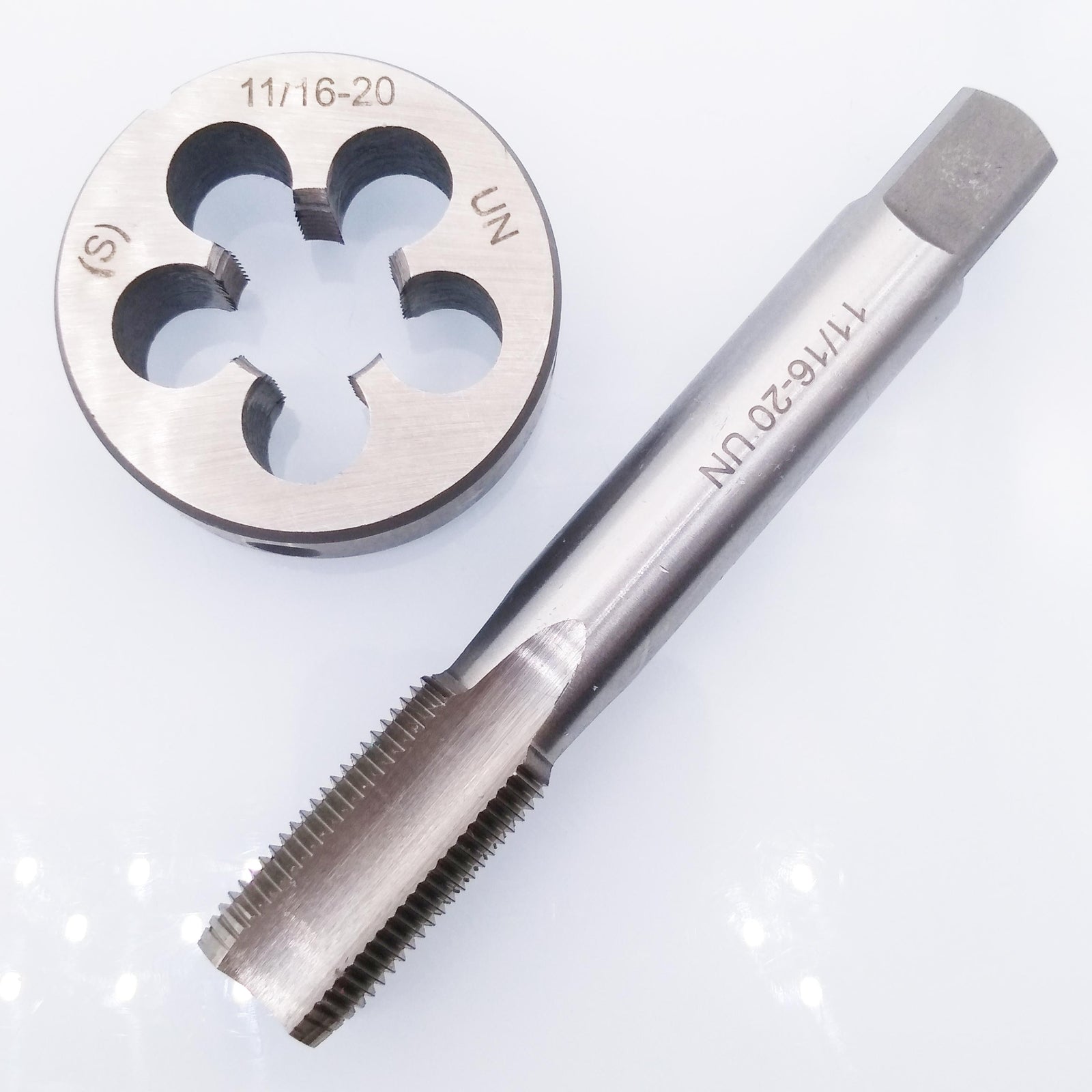 US Stock HSS 11/16-20 UN Tap & 11/16-20 UN Die Right Hand