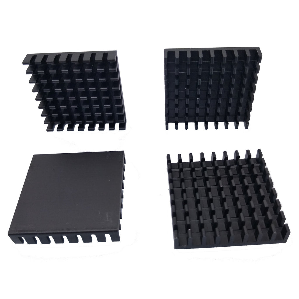US Stock 10pcs 28 x 28 x 6mm Heat Sink Cooling Aluminum Heatsink CPU IC LED
