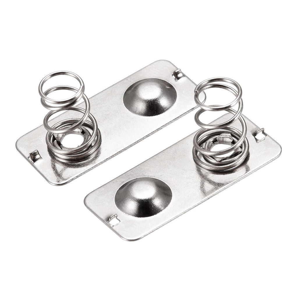 10pcs Battery Spring Plate AAA Contact Nickel Plated 21mm x 9mm for DIY