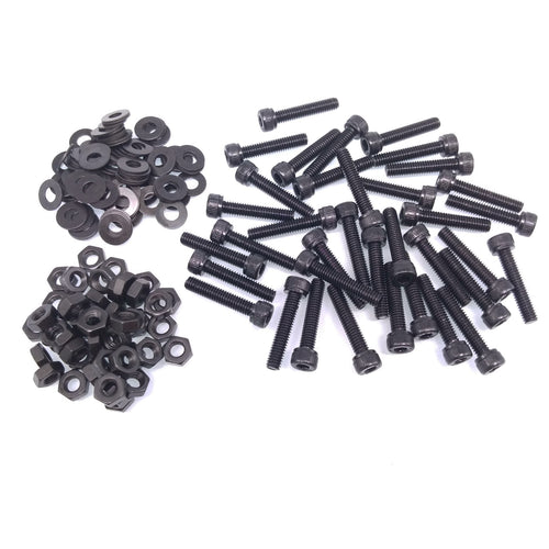 200x M4 x 20mm Socket Head Cap Screws Alloy Steel Allen Socket Drive Nuts Washer