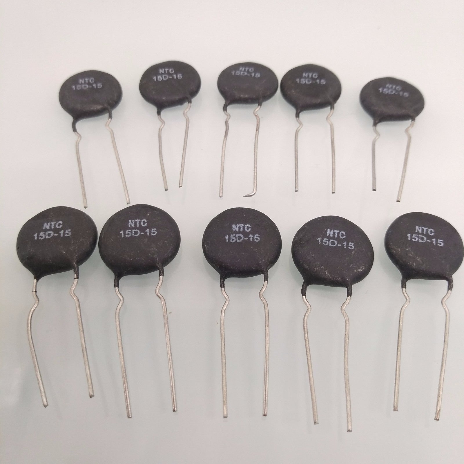 US Stock 10x NTC 15D-15 Thermistor Resistor In Rush Current Limiter 15 Ohms 15mm