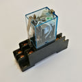 US Stock LY2NJ HH62P-L JQX-13F Relay 24V DC Coil 10A & PTF08A Socket Base