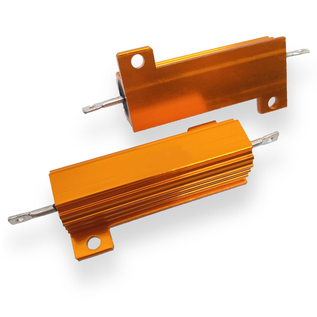 US Stock 4pcs 3.9 ohm 3R9 50W Watt Aluminum Housed Metal Case Wirewound Resistor