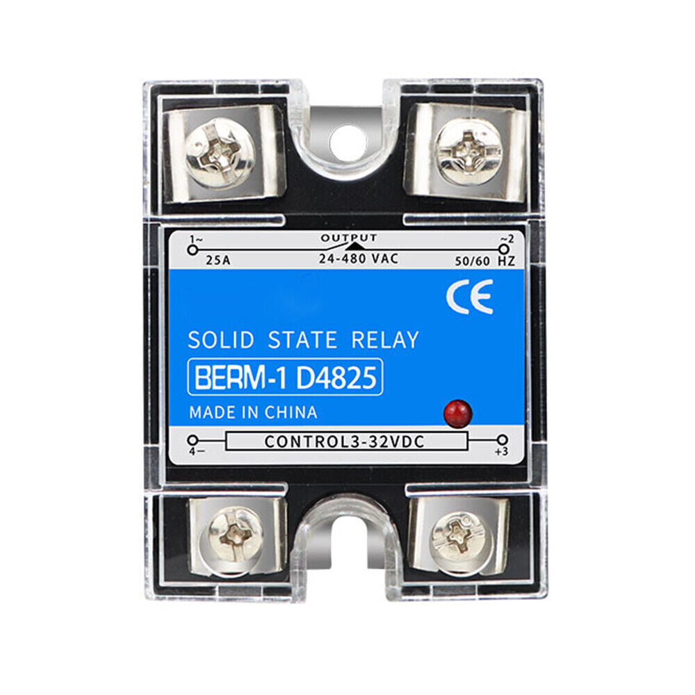 AU Stock Solid State Relay Input DC 3-32V to Output AC 24-480V Single-phase 80A