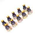 10 Units 100K B100K OHM Linear Taper Rotary Dual Potentiometer POT Orange Knob