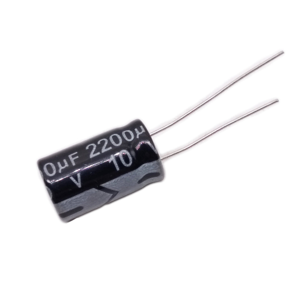 US Stock 20pcs Electrolytic Capacitors 2200uF 10V +105℃ Radial 10 x 17mm