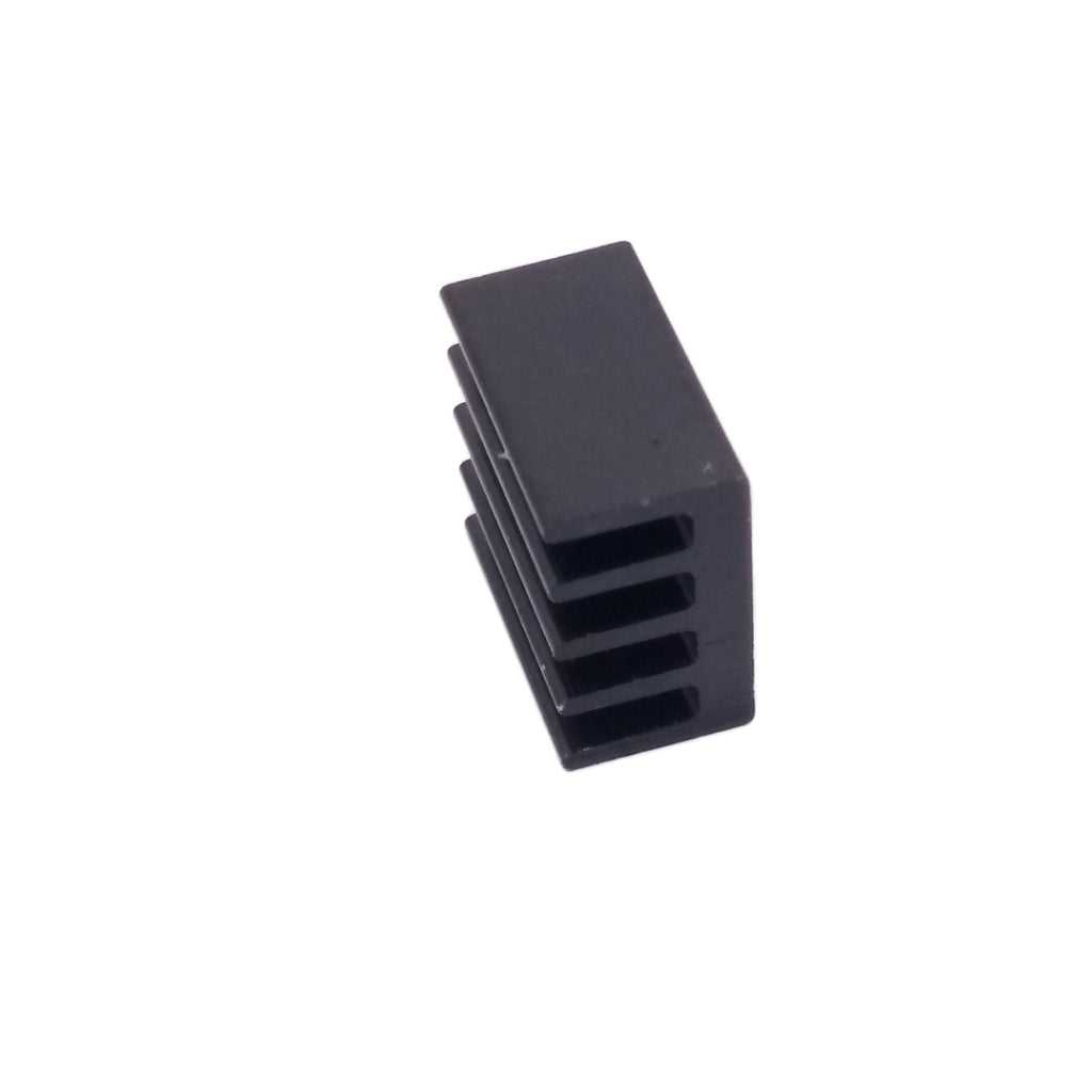 US Stock 20pcs 8.7 X 8.7 X 5.1mm Mini Black Square Aluminum Heat Sink For IC