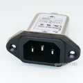 US Stock Solder Lug Terminals IEC 320 C14 Power Socket EMI Filter 115/250V 10A