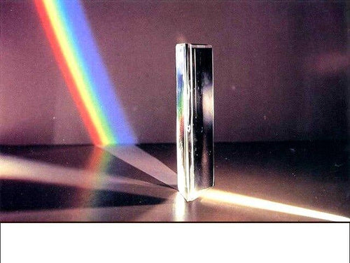 1pc Physics Teaching Quality Optical Glass Prism 2" 5cm Light