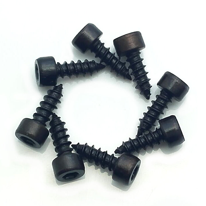 US Stock 50x  M2 x 6mm Alloy Steel Allen Hex Socket Head Cap Self-Tapping Screws