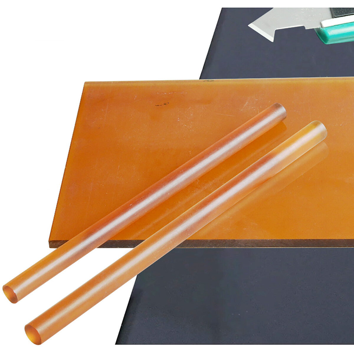 PEI Plate 5.0 x 100 x 100 mm Antistatic High Impact Resistance Plates For 3D