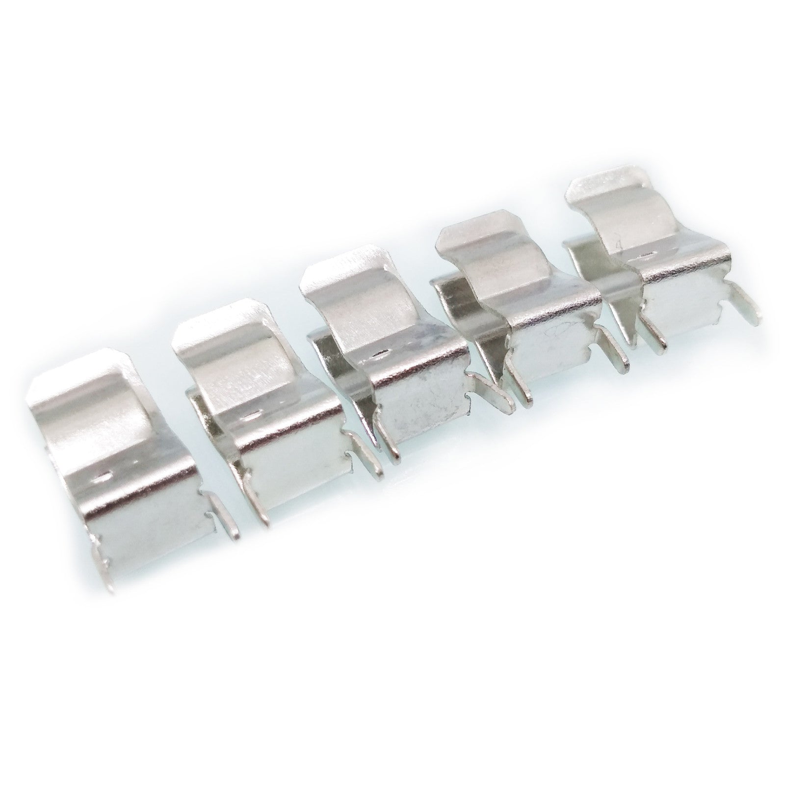 US Stock 100pc 6 x 30mm Fuse Clip Fuse Holder Copper and Nickel Plated Fuse Base