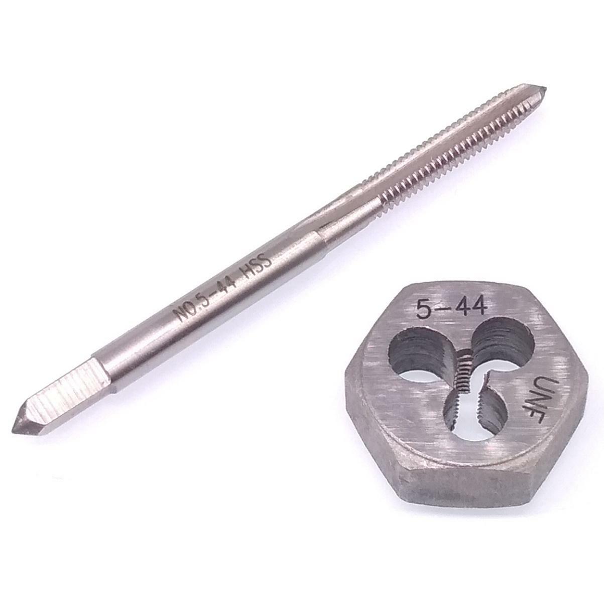 US Stock HSS 5-44 Tap & 5-44 Hexagon Die Thread Right Hand Set