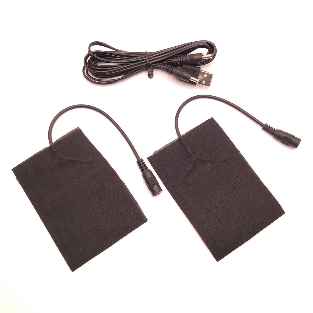 US Stock 2x Protable USB Heating Heater Warm Plate for Shoes Golves Mouse Pad