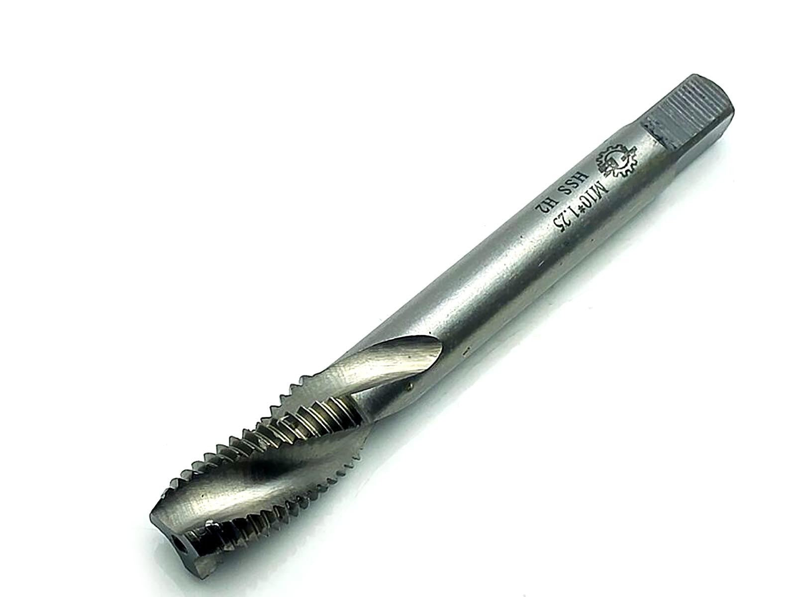 US Stock HSS 10mm x 1.25 Metric Spiral Tap Right Hand Thread M10 x 1.25mm Pitch