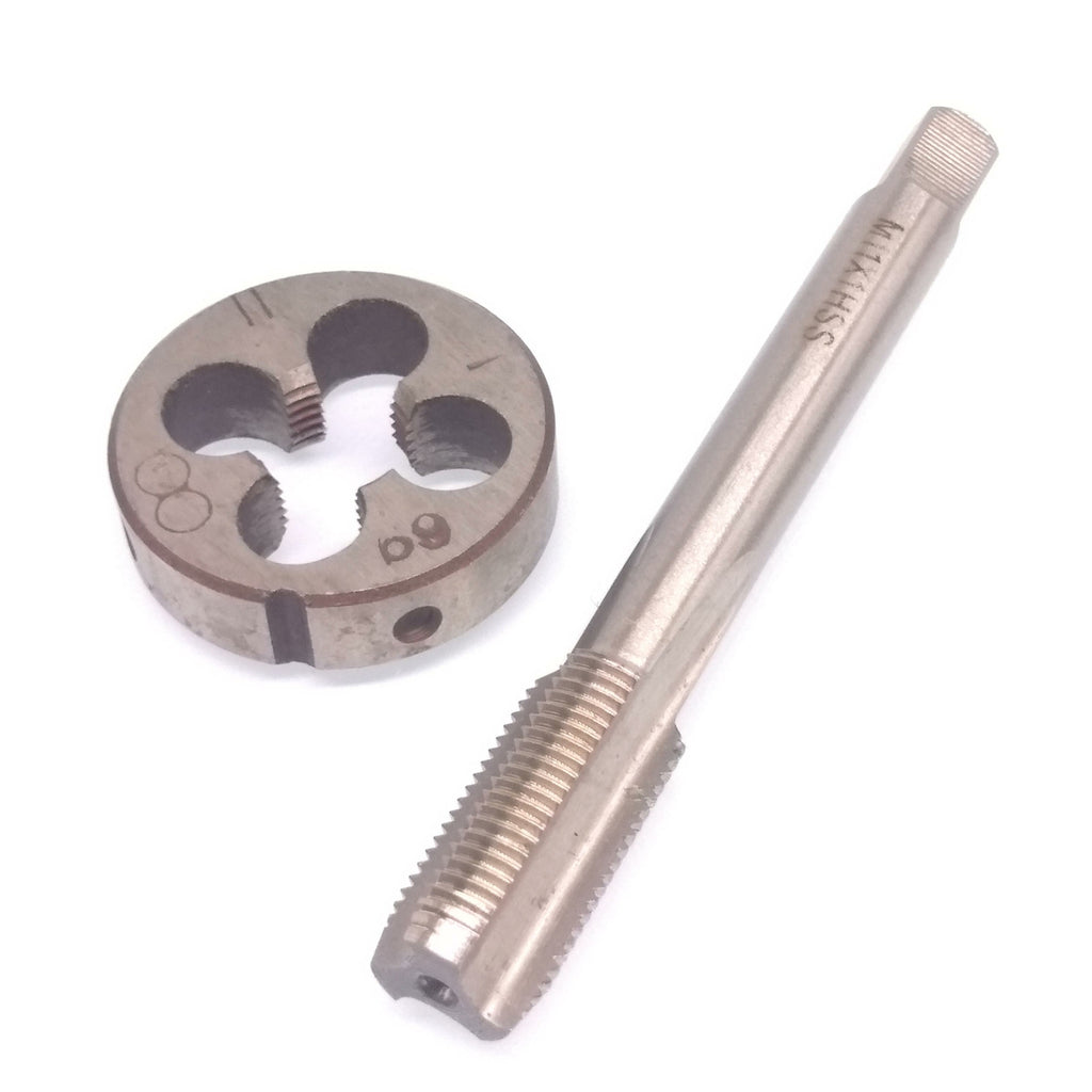 US Stock HSS M11 x 1mm Tap & M11 x 1mm Die Metric Thread Right Hand