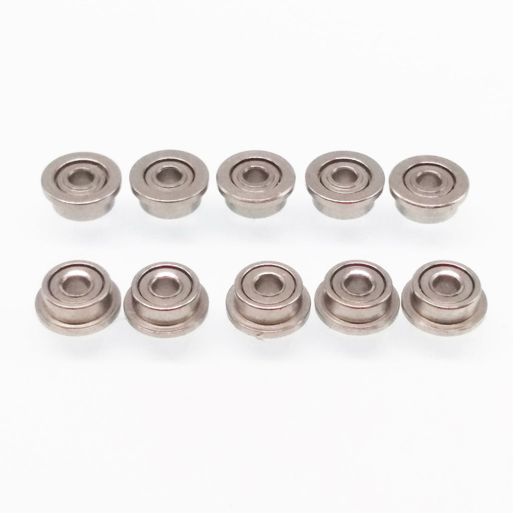 AU Stock 10x 1.5x4x2mm Bearing Steel Micro Flange Miniature Ball Bearing F681XZZ