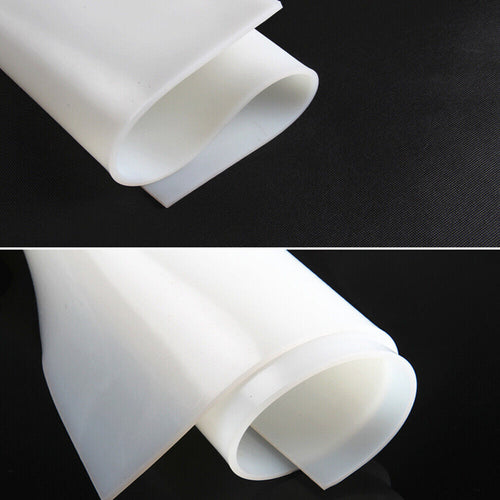 1pc 1mm ±10% Thick Silicone Rubber Sheets Film Seal Pads 500x500mm White