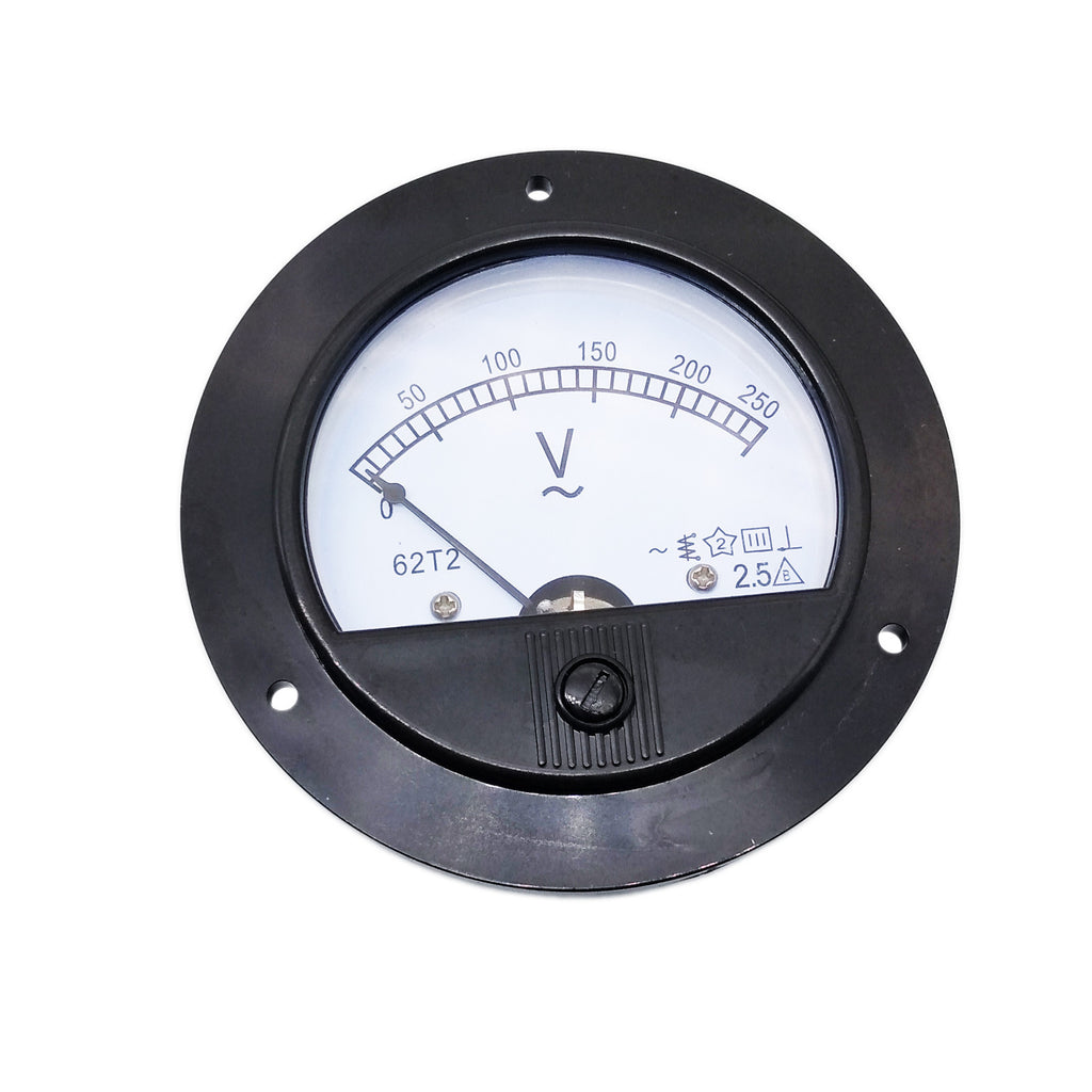 AU Stock AC 0 ~ 250V Round Analog Volt Pointer Needle Panel Meter Voltmeter