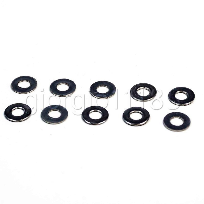 100pcs M3 3mm 304 Stainless Steel Metric Flat Washer Washers
