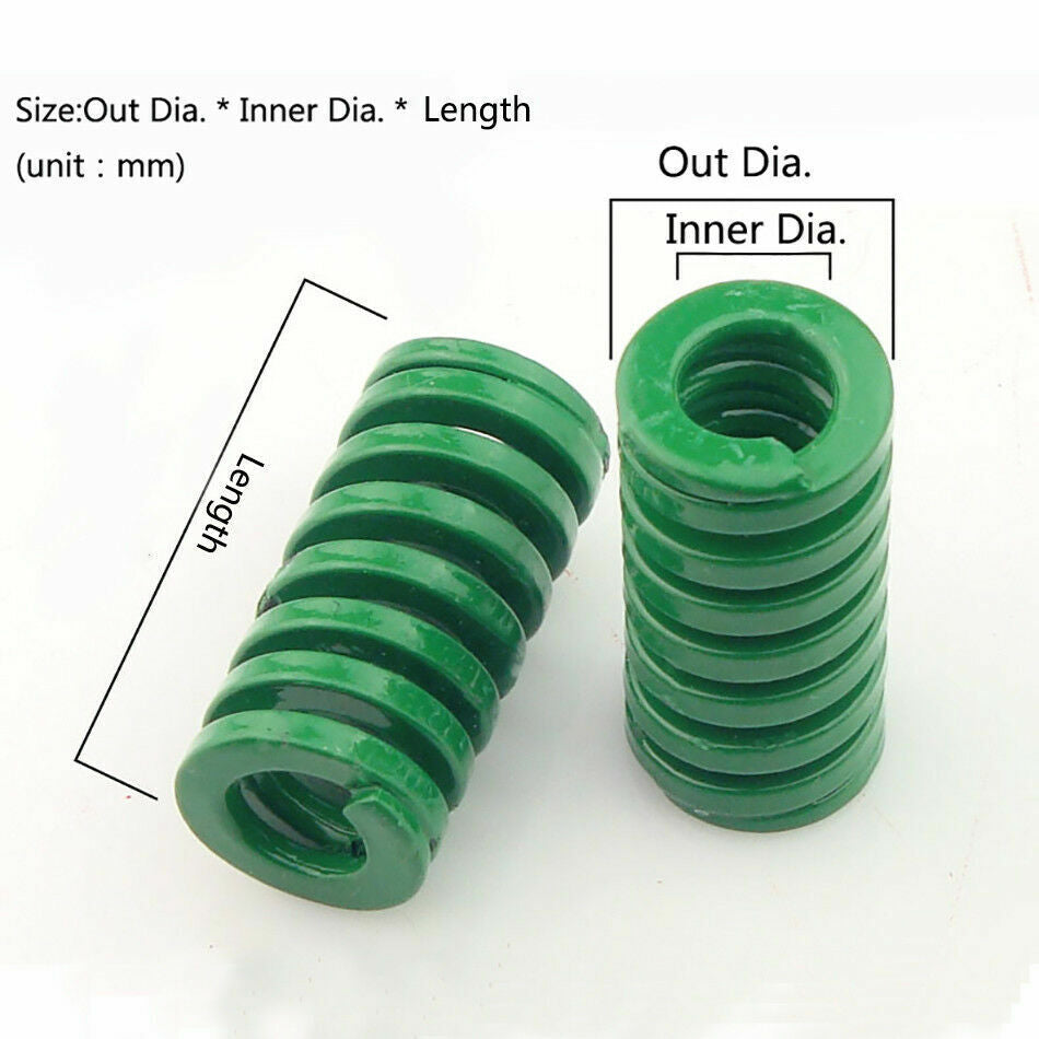 5pcs OD 16mm Compression Die Mould Springs Heavy Load TH Green Length 20mm
