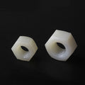 US Stock 100pcs M3 White Nylon Screw Nut Hexagon Hexagonal Standoff Spacer