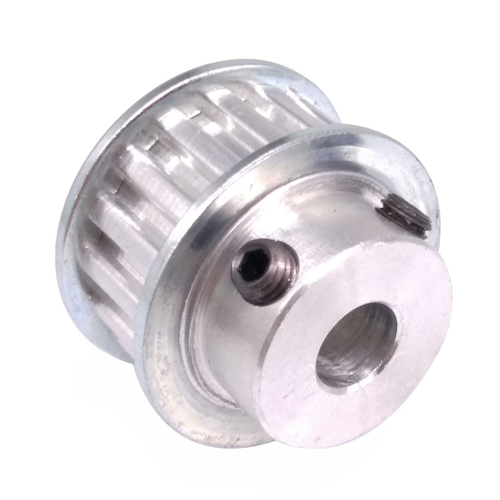 2x XL 17T Timing Belt Pulley Synchronous Wheel 8mm Bore For 10mm Width Belt