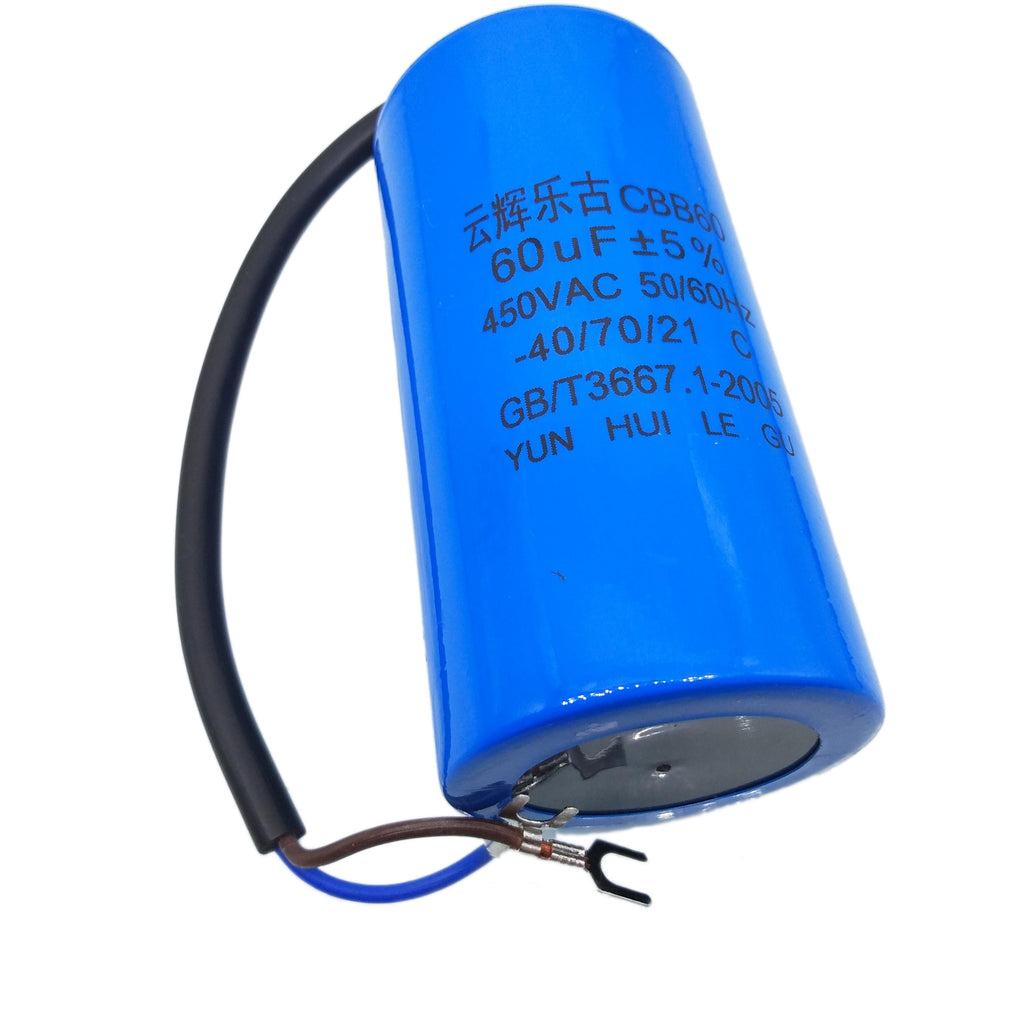 US Stock Capacitor Max 450V AC 60uF CBB60 For 250V AC 50mm x 100mm