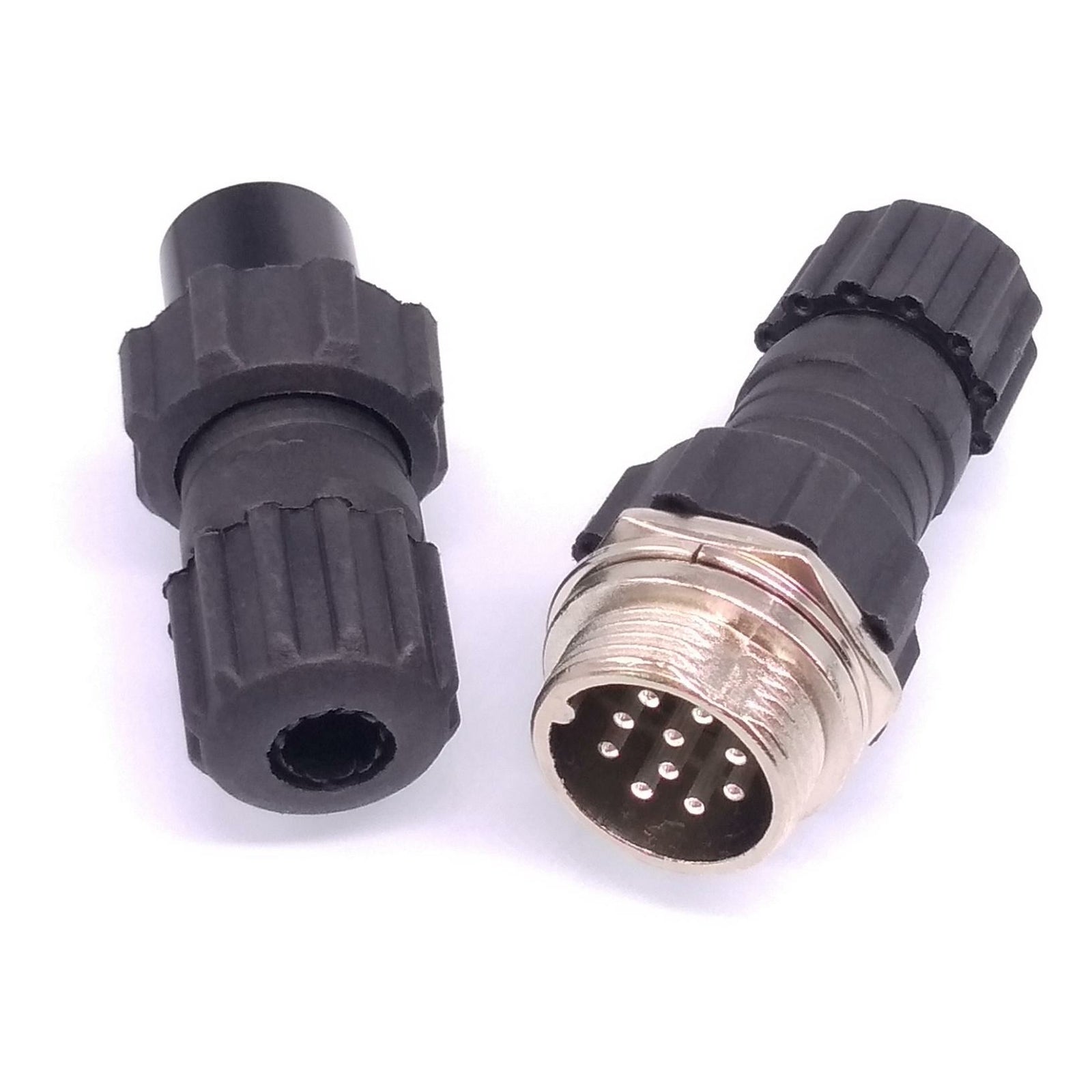 2Sets GX16 Waterproof Aviation Connector Plug Socket Sensor 10pin
