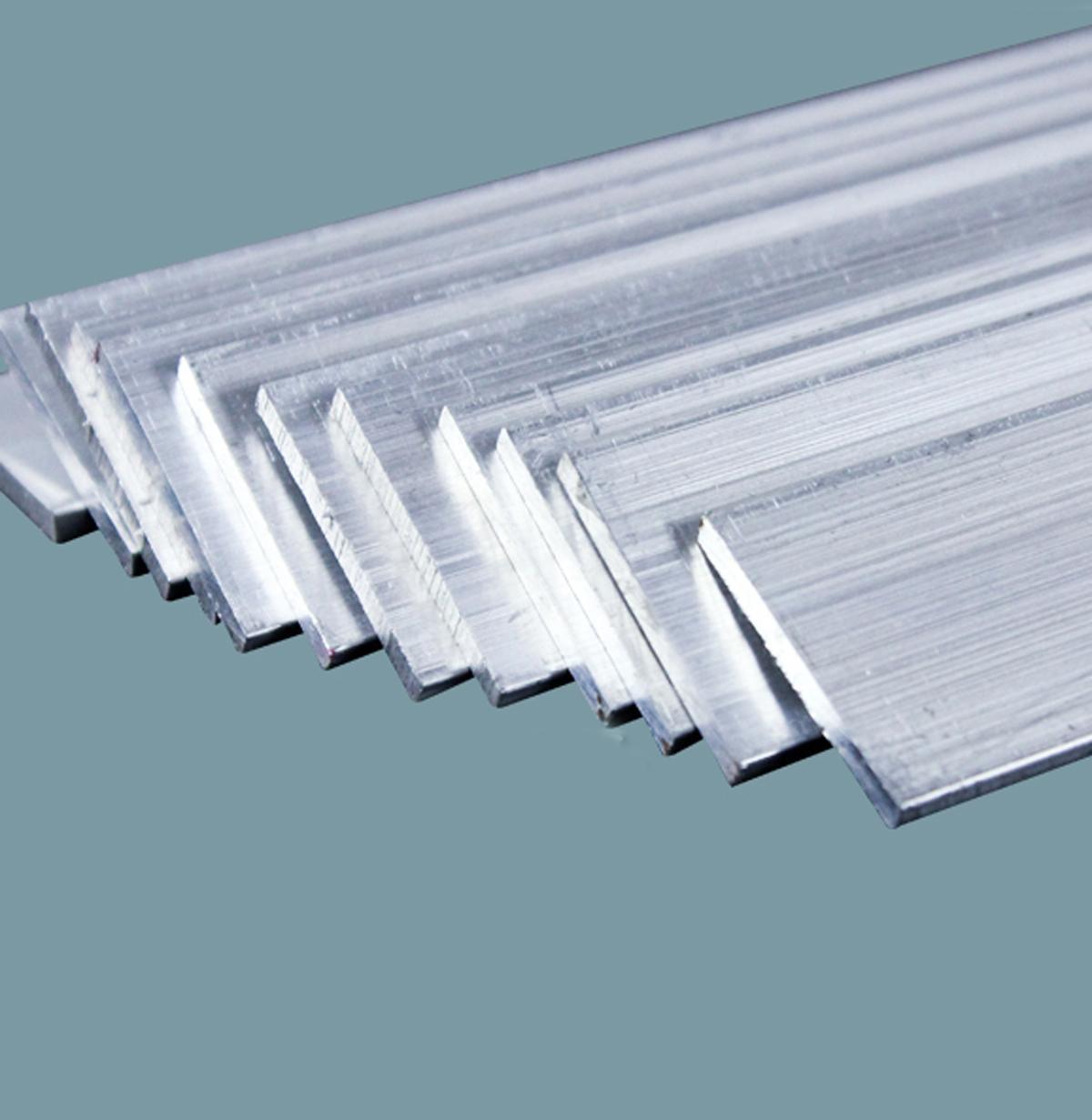 US Stock 5pcs 4mm ±10% x 20mm x 250mm 6061 Aluminum Flat Bar Flat Plate Sheet