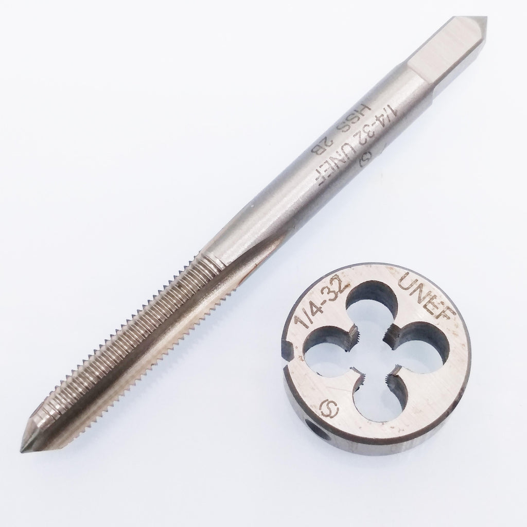 HSS 1/4-32 UNEF Tap & 1/4-32 UNEF Die Right Hand