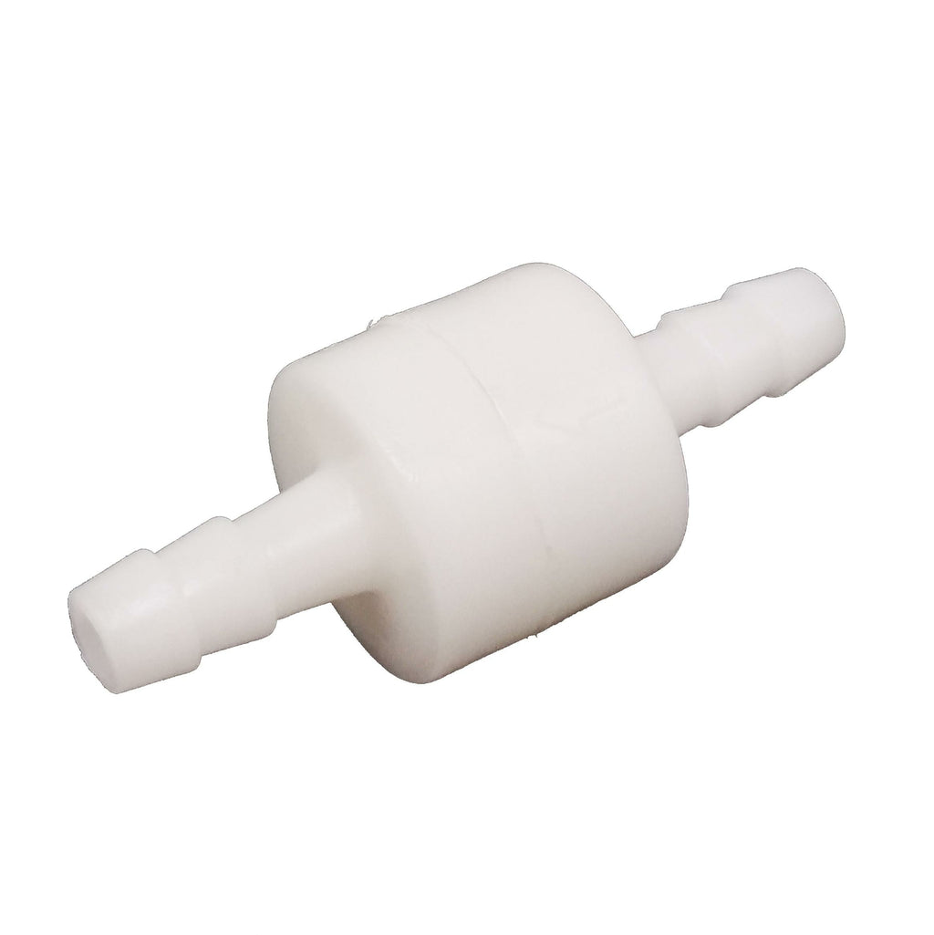 2pcs 6mm 1/4" White One Way Inline Check Valve Fuel Diesel Gas Petrol Liquid
