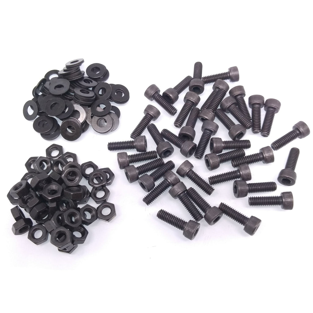 200x M4 x 12mm Socket Head Cap Screws Alloy Steel Allen Socket Drive Nuts Washer