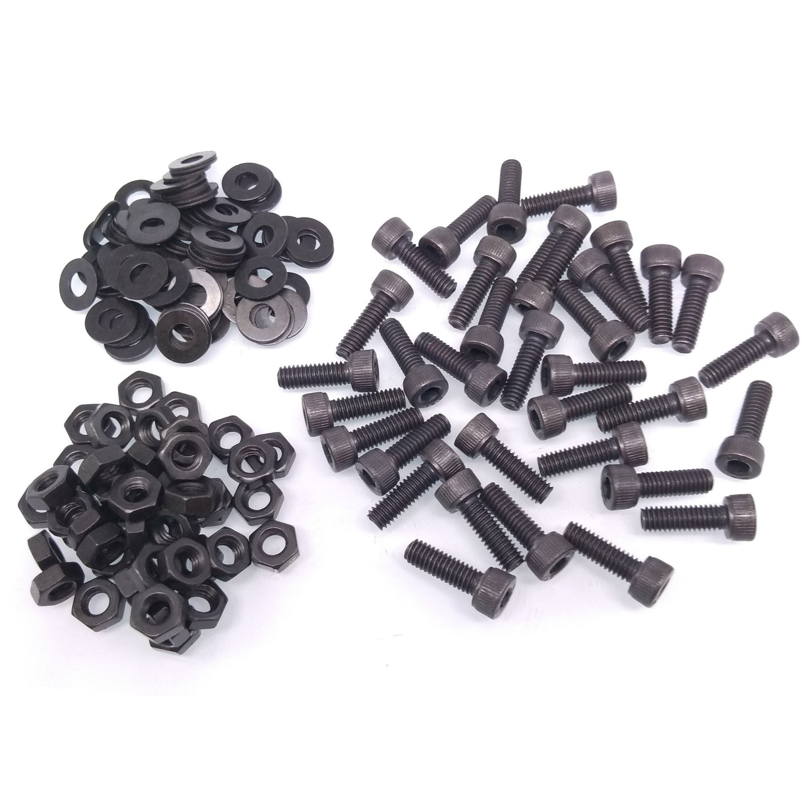 200x M4 x 12mm Socket Head Cap Screws Alloy Steel Allen Socket Drive Nuts Washer