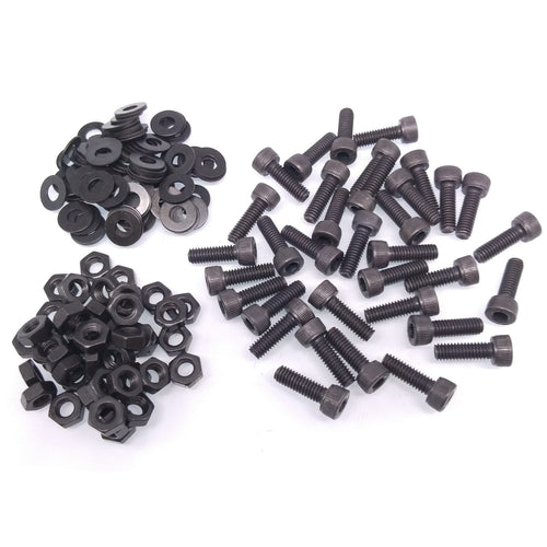 200x M4 x 12mm Socket Head Cap Screws Alloy Steel Allen Socket Drive Nuts Washer