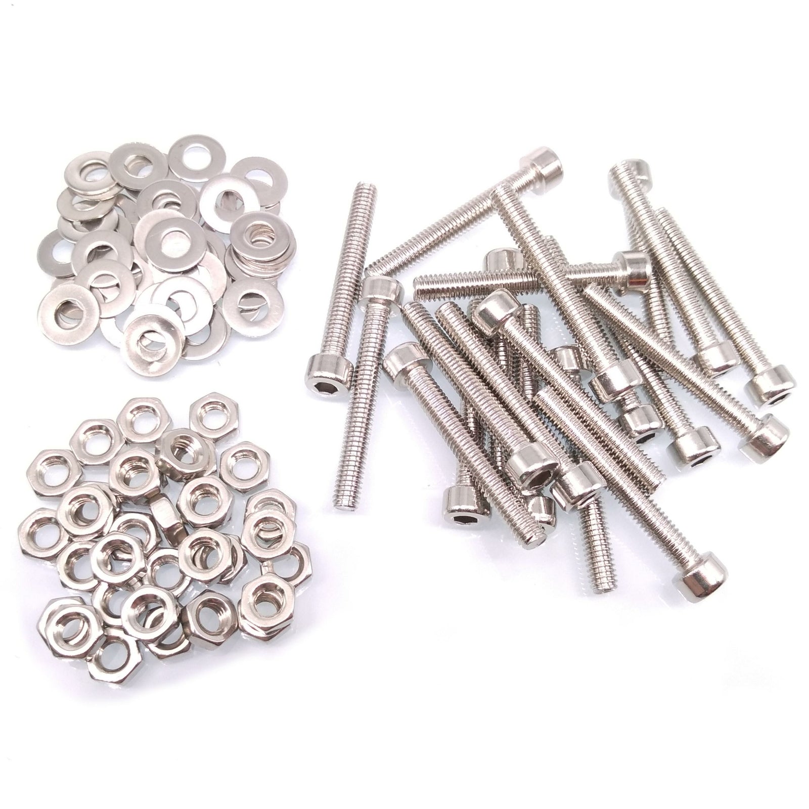 100x M4 x 30mm Socket Head Cap Screws Stainless Steel Allen Socket Nuts Washers