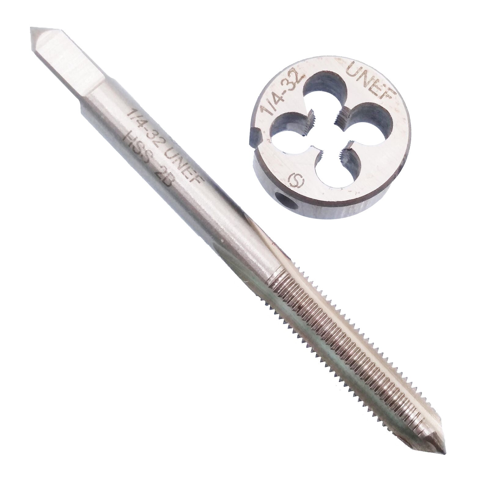 1 set HSS 1/4-32 UNEF Tap & 1/4-32 UNEF Die Right Hand