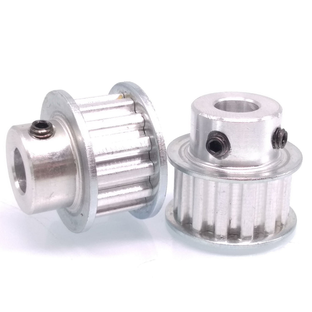 2x XL 14T Timing Belt Pulley Synchronous Wheel 8mm Bore For 10mm Width Belt