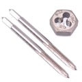 HSS 8-32 Taper & Plug Tap & 8-32 Hexagon Die Thread Right Hand Set
