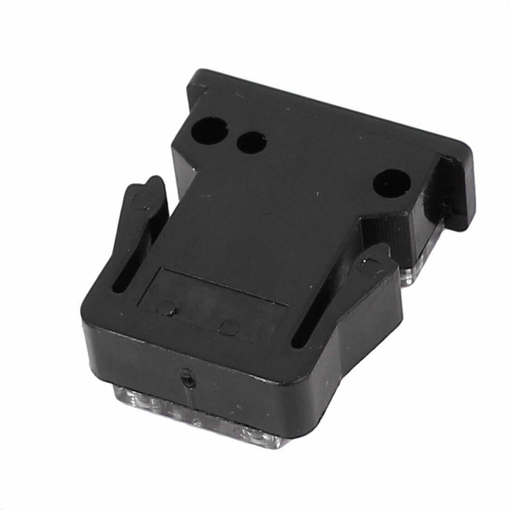 Cabinet Cupboard Drawer Plastic Non-Magnetic Push Touch Latch Black 30mm x 20mm