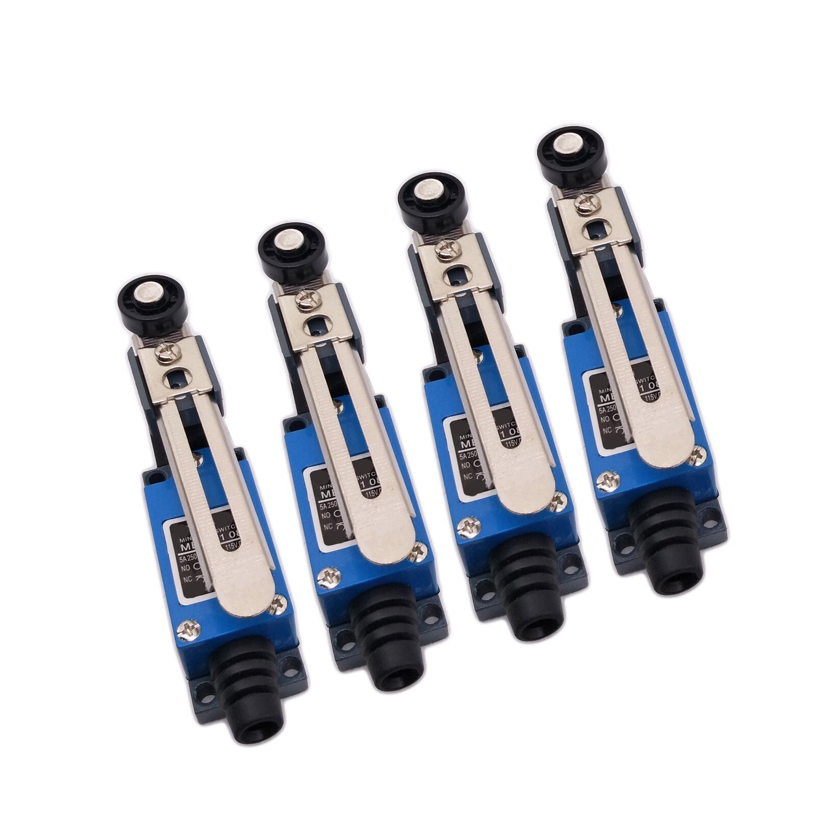 AU Stock 4pcs ME-8108 Momentary Rotary Adjustable Roller Lever Limit Switch 5A