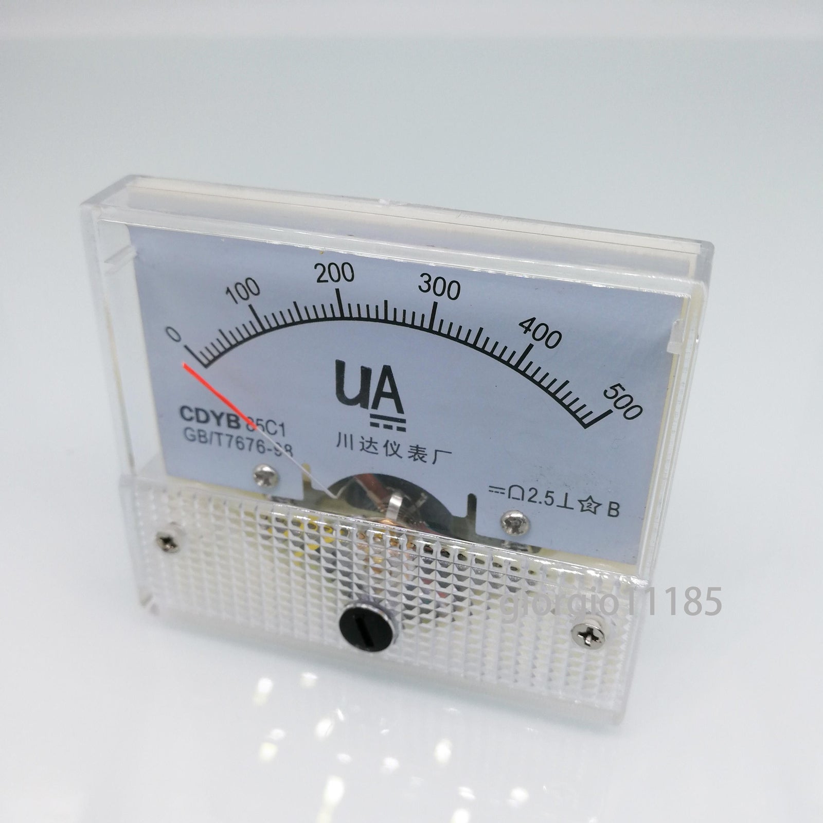 AU Stock DC 0~500uA Class 2.5 Accuracy Analog Amperemeter Panel Meter Gauge 85C1