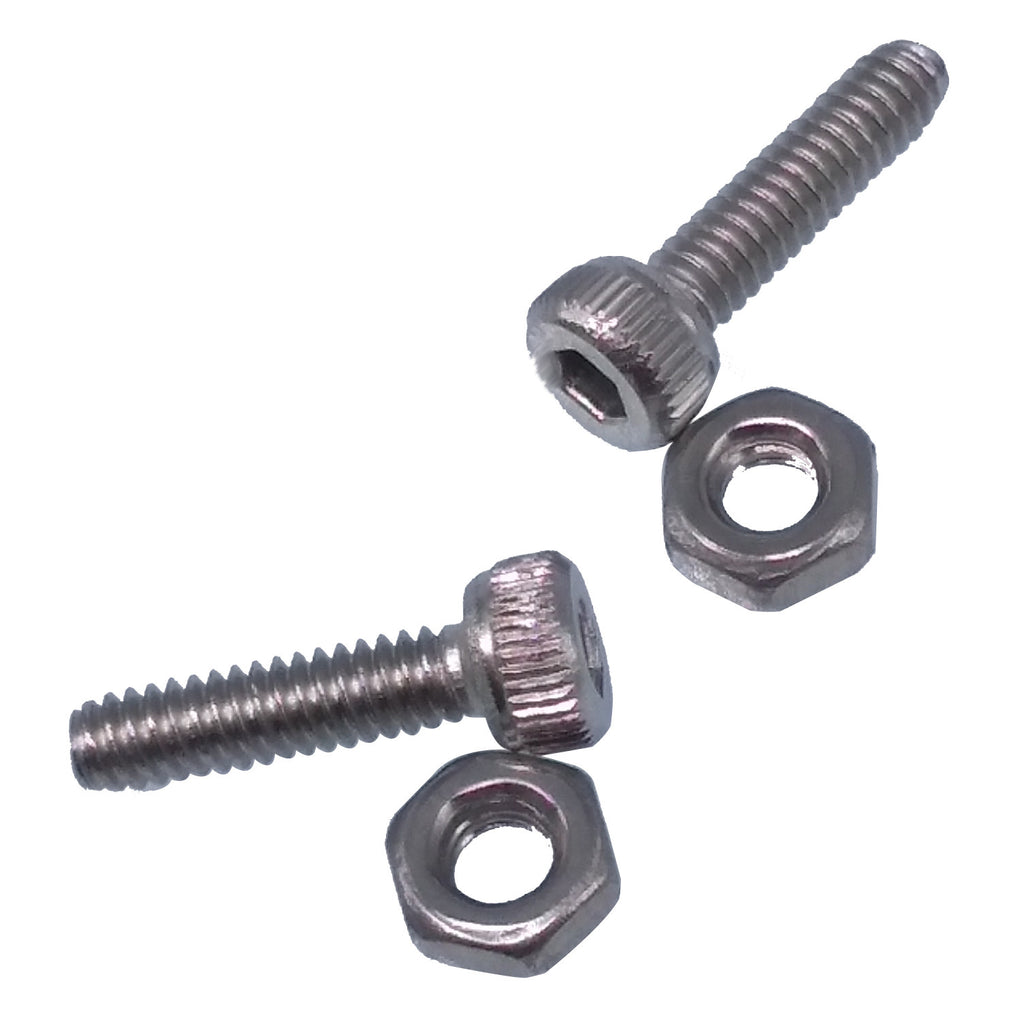 US Stock 50pc M2 x 8mm Hex Socket Screw Bolt Knurling DIN912 Stainless Steel Nut