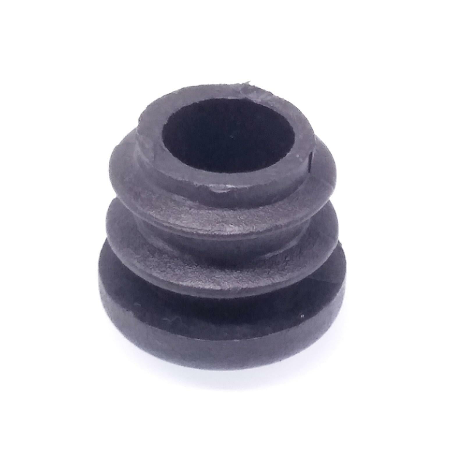 50pcs Round Plastic Black Blanking End Cap Caps Tube Pipe Inserts Plug Bung 16mm