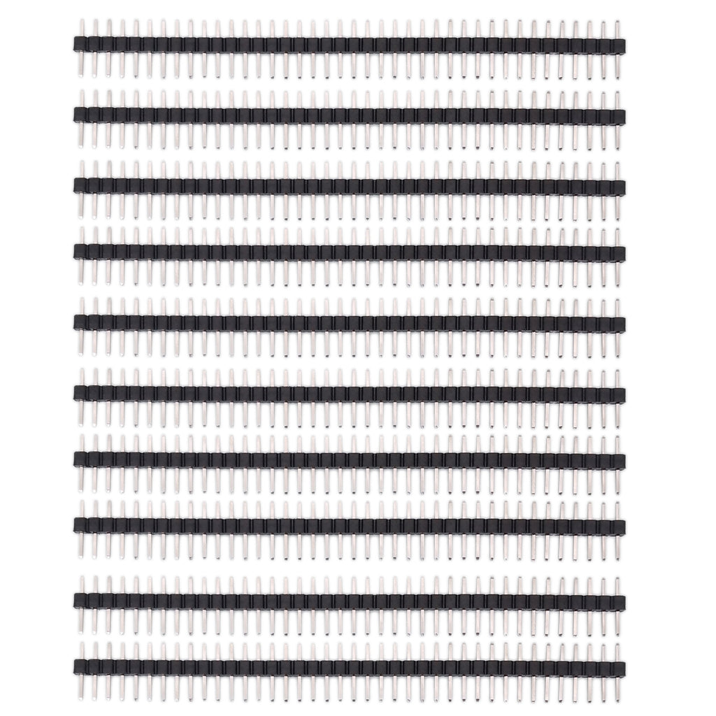 US Stock 10pcs 40-Pin 40P 2mm Single Row Straight Male Pin Header Strip