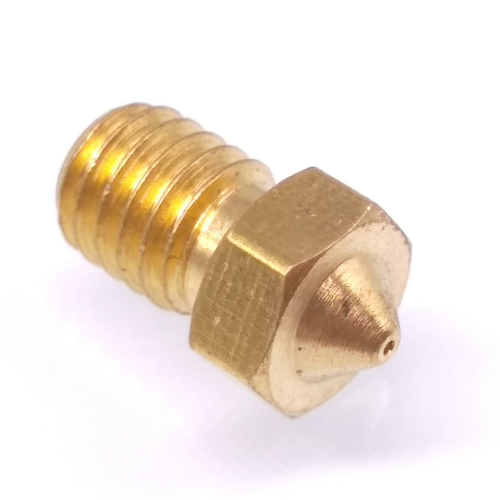 US Stock 10pcs 3D Printer Extruder Brass Nozzle 0.5mm M6 Thread 3mm For E3D