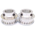2pcs XL 20T Timing Belt Pulley Synchronous Wheel 19mm Bore For 10mm Width Belt