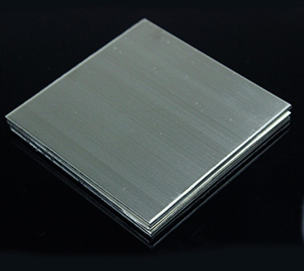 AU Stock  3mm x 5" x 5" 304 Stainless Steel Fine Polished Plate Sheet
